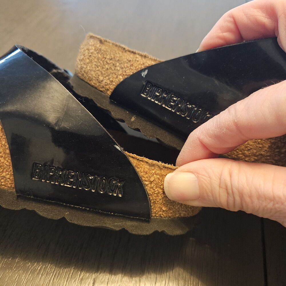 Birkenstock Gizeh Women's Sandal Thong Black Size 37 US 6 Regular Width - Picture 7 of 9